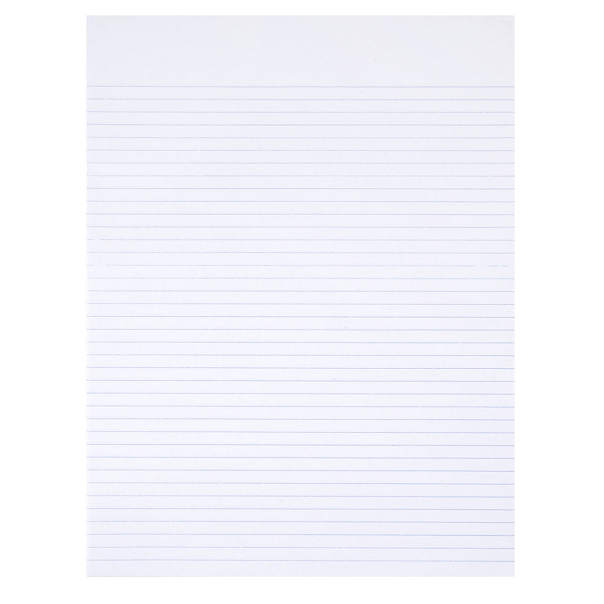 AbilityOne 7530015167581, SKILCRAFT Writing Pad, Narrow Rule, 100 White 8.5 x 11 Sheets, Dozen