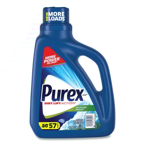 Purex 06094CT Detergent, 75oz, 6 Bottles