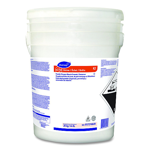 Diversey Suma Shine K2 Pre-Soaks with Bleach, Unscented, 44 lb Pail (957216820)