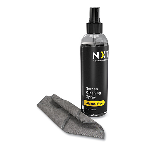 NXT Technologies Screen Cleaning Kit with 11 x 11 Cloth, 8 oz Spray Bottle (24416784)