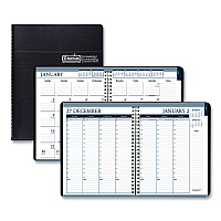 House of Doolittle Recycled Wirebound Weekly/Monthly Planner, 11 x 8.5, Black Cover, 12-Month (Jan to Dec): 2026 (28302)