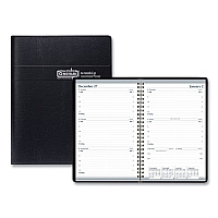 House of Doolittle Recycled Weekly Appointment Book, 8 x 5, Black Cover, 12-Month (Jan to Dec): 2026 (27802)