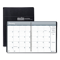 House of Doolittle Recycled Monthly 5-Year/62-Month Planner, 11 x 8.5, Black Cover, 62-Month: Dec 2025 to Jan 2031 (262502)