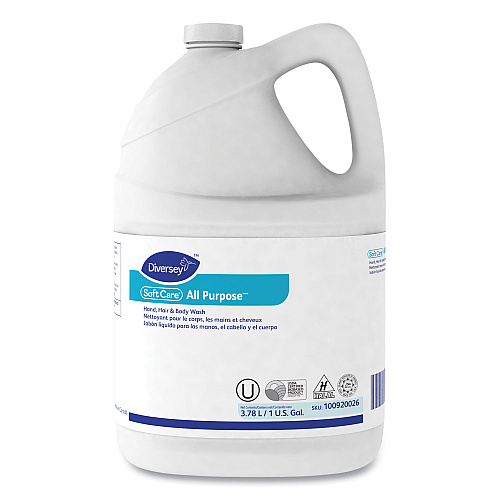 Diversey Soft Care All Purpose Liquid Refill, Gentle Floral Scent, 1 gal, 4/Carton (100920026)