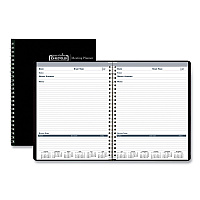 House of Doolittle Recycled Meeting Note Planner, 11 x 8.5, Black Cover, 12-Month (Jan to Dec): 2026 (583992)