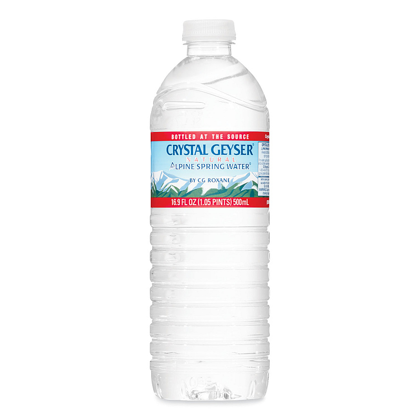 Crystal Geyser Alpine Spring Water, 16.9 oz Bottle, 35/Carton, 54 Cartons/Pallet (35001)