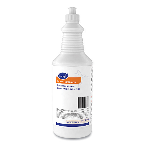 Diversey Red Juice Stain Remover, 32 oz Bottle, 6 Bottles/Carton (95002540)
