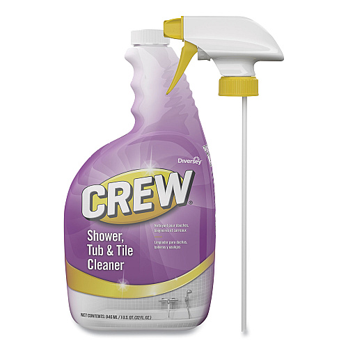 Diversey Crew Shower, Tub and Tile Cleaner, Liquid, 32 oz (CBD540281EA)