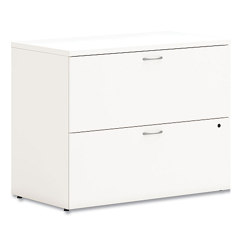 HON Mod Lateral File, 2 Legal/Letter-Size File Drawers, Simply White, 36" x 20" x 29" (LLF3620L2LP1)