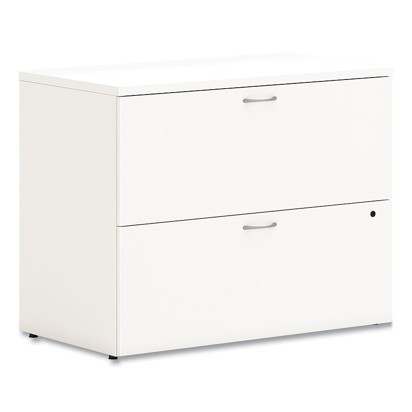 HON Mod Lateral File, 2 Legal/Letter-Size File Drawers, Simply White, 36" x 20" x 29" (LLF3620L2LP1)