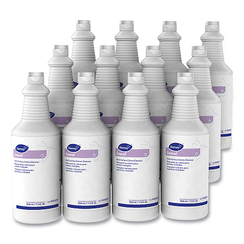 Diversey Emerel Multi-Surface Creme Cleanser, Fresh Scent, 32 oz Bottle, 12/Carton (94995295)