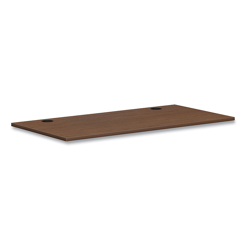 HON Mod Worksurface, Rectangular, 60w x 30d, Sepia Walnut (PLRW6030LE1)