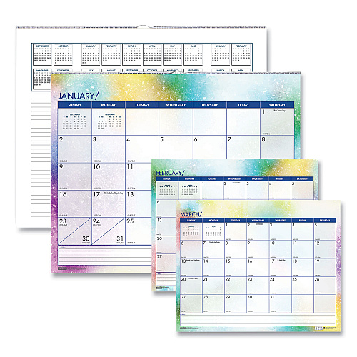 House of Doolittle Recycled Cosmos Wall Calendar, Night Sky Artwork, 14.88 x 12, White/Multicolor Sheets, 12-Month (Jan to Dec): 2026 (3459)