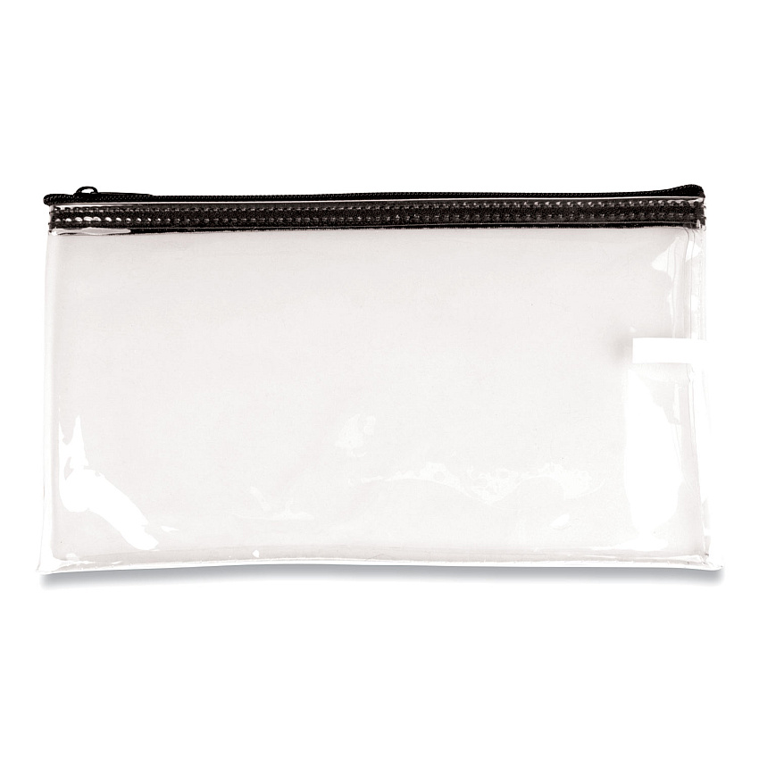 CONTROLTEK Multipurpose Zipper Bags, Vinyl, 11 x 6, Clear (530977)