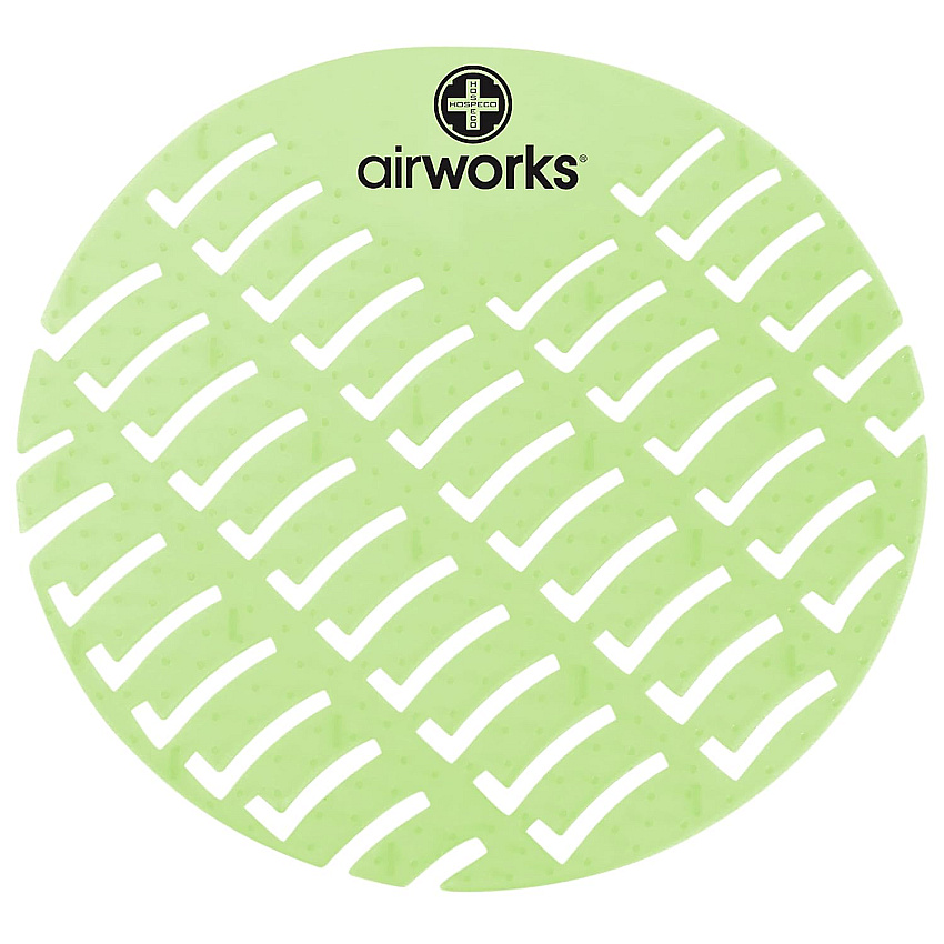 Airworks Deodorizing Urinal Screen Herbal Mint 10/box, Box Of 10 (AWUS002-BX)