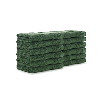 True Color Washcloth 12x12 Hunter Green - Pack Of 12 (P-WASH-HGREEN)
