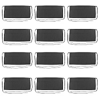 Mariposa Waist Apron 26x12 Black - Pack Of 12 (WAISTAPRON-BLK)