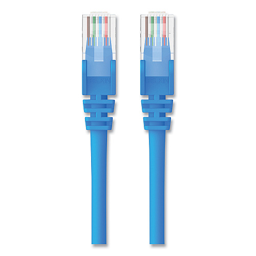 Belkin CAT6 UTP Computer Patch Cable, 25 ft, Blue (A3L98B25BLUS)
