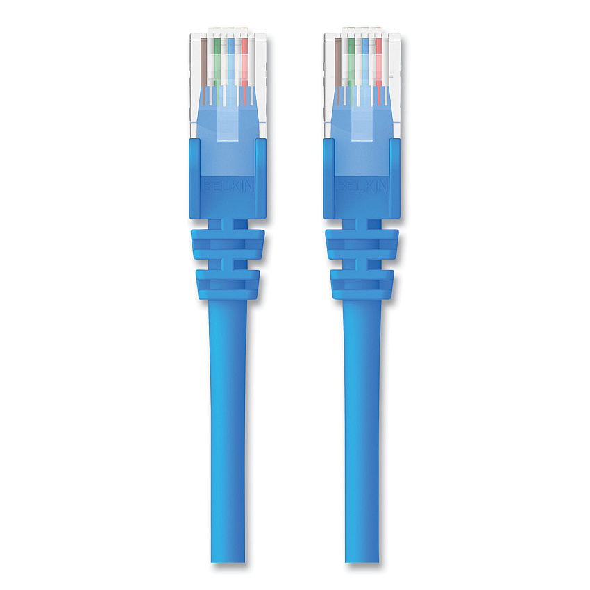 Belkin CAT6 UTP Computer Patch Cable, 25 ft, Blue (A3L98B25BLUS)