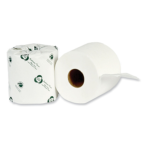 Eco Green&reg; Recycled 2-Ply Standard Toilet Paper, 500 Sheets/Roll, 80 Rolls/Carton (EB8542)