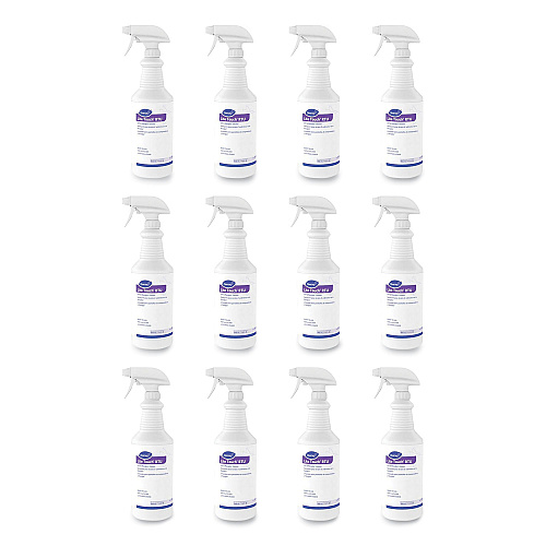 Diversey Lite Touch CRT and Plexiglas Cleaner, 32 oz Spray Bottle, 12/Carton (03970)