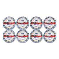 Dixie Heavy Duty Disposable Dinnerware, Large Plate, 11.5" dia, Floral, Blue/Yellow/White, 12/Pack (16217)