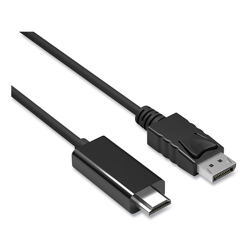 NXT Technologies DisplayPort to HDMI Cable, 6 ft, Black (24400006)