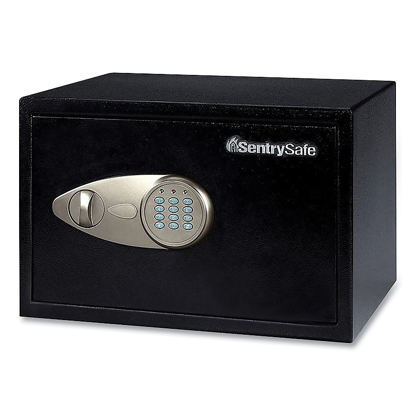 SentrySafe X055 Digital Security Safe, 0.58 cu ft, 13.8 x 10.6 x 8.7, Black/Silver
