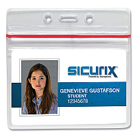Baumgartens 55120 Sicurix ID Neck Pouch, Vertical, 3 3/4 X 9, Black