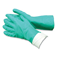 AMBITEX Pro N650 Series Flock-Lined Nitrile Rubber Gloves, 13