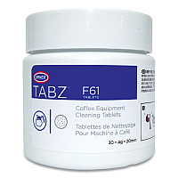 Urnex Tabz Coffee Equipment Cleaning Tablets, 0.14 oz Tablet, 30 Tablets/Jar (60031)