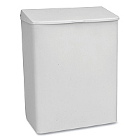Impact Enamel Feminine Napkin Receptacle, Metal, White (25033000)