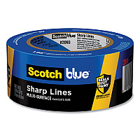 ScotchBlue Sharp Lines Multi-Surface Painter's Tape, 3" Core, 1.88" x 60 yds, Blue (70006576063)