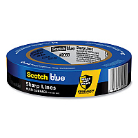 ScotchBlue Sharp Lines Multi-Surface Painter's Tape, 3" Core, 0.94" x 60 yds, Blue (70006578119)