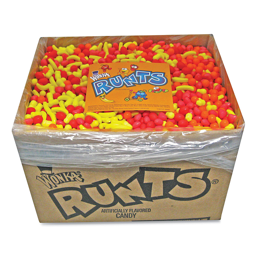 Nestl Wonka Runts Fruit Candy, Five Flavors, 30 lb. Bulk (710923)
