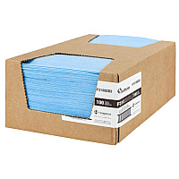 Deluxe Towel, Blue, 13x21, Quarter Fold - Case Of 100 (N-F310QCB2)
