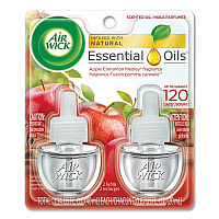 Air Wick Scented Oil Refill, Warming - Apple Cinnamon Medley, 0.67 oz, 2/Pack (80420PK)