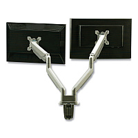AbilityOne 7110016915485 SKILCRAFT Gas-Spring Ergonomic Dual Monitor Arm, 32