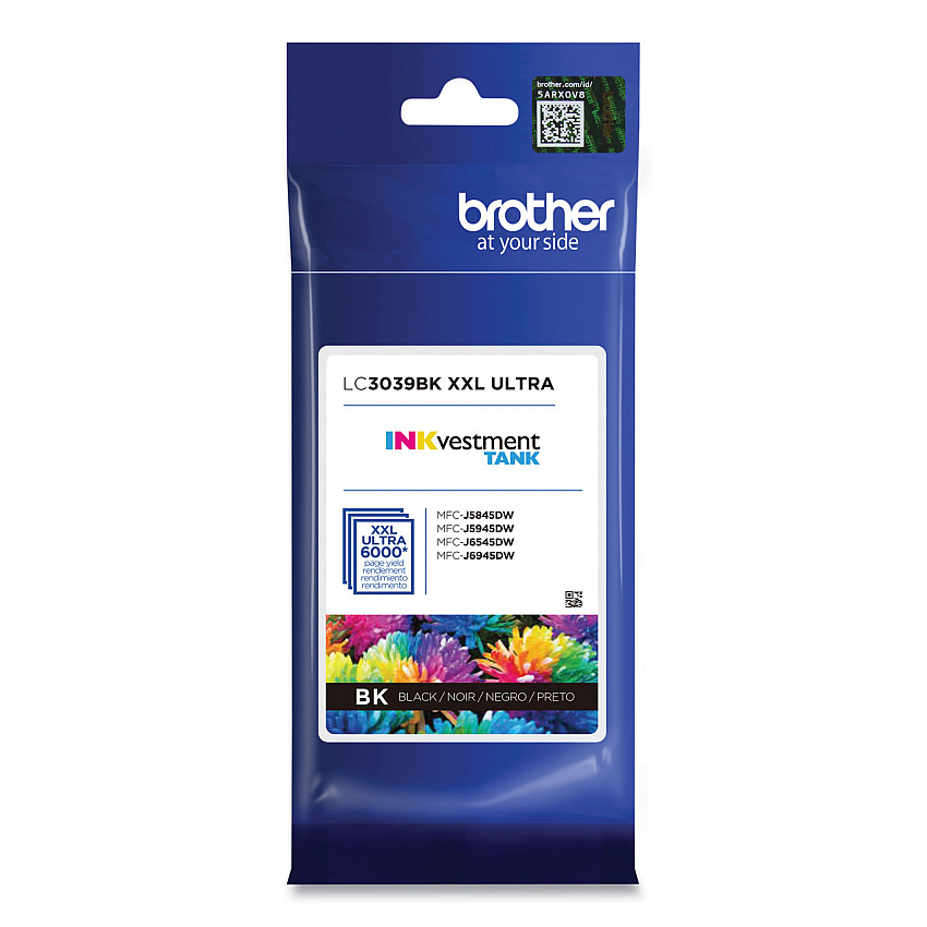 Brother LC3039BKS INKvestment Ultra High-Yield Ink, 6,000 Page-Yield, Black