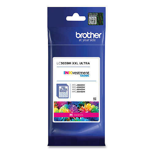 Brother LC3039M INKvestment Ultra High-Yield Ink, 5,000 Page-Yield, Magenta