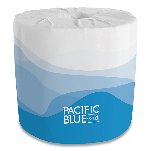 Georgia Pacific Professional Pacific Blue Select Bathroom Tissue, Septic Safe, 2-Ply, White, 550 Sheets/Roll, 80 Rolls/Carton (1828001)