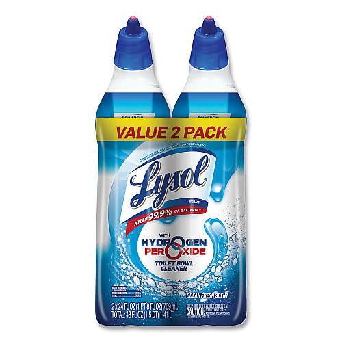 Lysol&reg; Toilet Bowl Cleaner w/Hydrogen Peroxide, 24 oz., 2 Bottles (96084PK)