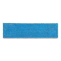 Rubbermaid Commercial Adaptable Flat Mop Pads, Microfiber, 19.5 x 5.5, Blue (2132427)