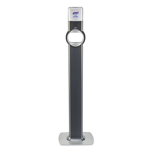 Fs6 Touch-free Floor Stand Dispenser, 1,200 Ml, 12.5 X 11.3 X 38.5, Graphite