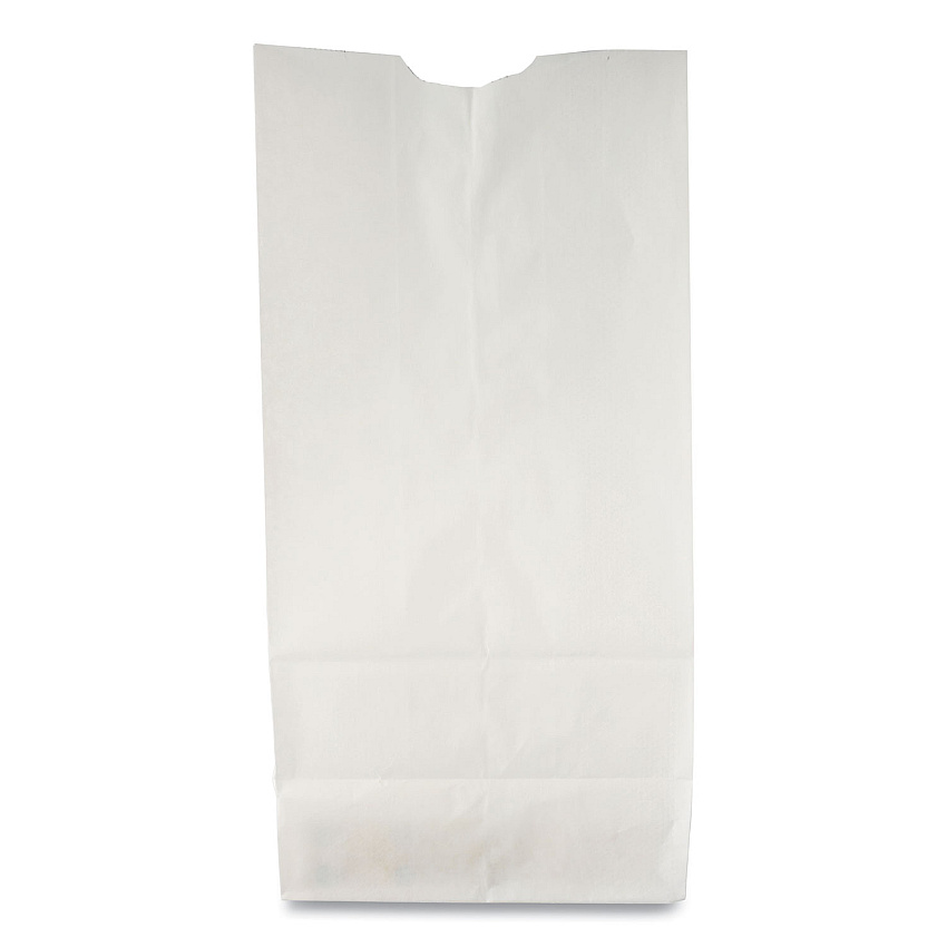 General Grocery Paper Bags, #10 Size, 6.31" x 4.19" x 13.38", White, 500/Bundle (GW10500)