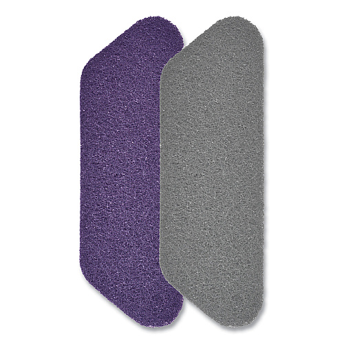 Diversey Twister Floor Pad, Crystal Shield, 17" Diameter, Gray, 2/Carton (D5934363)