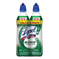 Lysol&reg; Disinfectant Toilet Bowl Cleaner with Bleach, 24 oz., 2/Pack (96085PK)