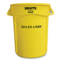 Rubbermaid Commercial Vented Round Brute Container, 