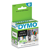 DYMO LabelWriter Multipurpose Labels, 0.5" x 1", White, 1000 Labels/Roll (30333)