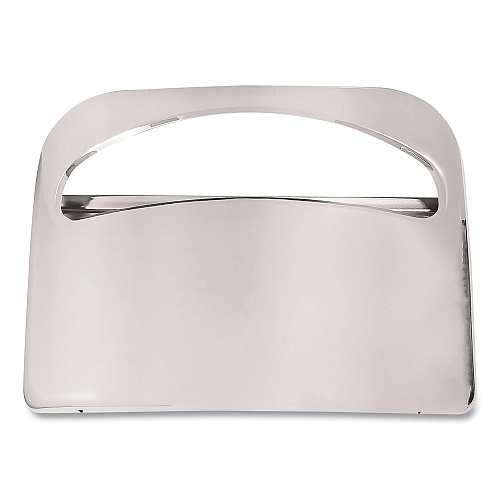 Boardwalk&reg; Toilet Seat Cover Dispenser, Steel, Chrome, Half-Fold (BWKKD200)